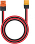 XT60i to XT60 Male Cable 10AWG Solar Charging Cable XT60i-F Extension Cable Solar Cable Compatible for Ecoflow Portable Power Station Solar Genera...