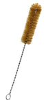 EISCO 12PK Bristle Cleaning Brushes with Fan-Shaped Ends, 9.25" - Twisted Stainless Steel Wire Handle - Ideal for 1" - 1.2" Diameter Tubes, Bottle...