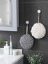 Sophie & Panda Fuzzy Ball Towel (Set of 2) White and Gray - Dry Your Hand Instantly conveniently with This Creative Bath Towel Set Decorative Towe...