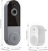 Smart Video Doorbell Included Ring Chime, Wide-Angle Lens, Battery Powered, Human Detection, 2 Way Audio, Night Vision, 1080P Security Camera Wire...