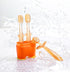 FOKiiBO Baby Silicone Toothbrush Set, Toothbrush + Tongue Brush + Toothbrush + Finger Toothbrush with Cup for Training Teething, 0-18M Infant Todd...