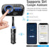 Bluetooth 5.0 FM Transmitter for Car Wireless FM Radio Adapter Car Kit Hands-Free Dual USB Ports with QC3.0 Support SIRI/Google Voice Assistant AU...