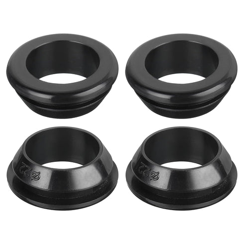 uxcell 20Pcs Rubber Grommets 22mm Mount Dia, for 18mm ID Rubber Hole Plugs Rubber Wiring Grommets for Firewall Cable Wire Protecting, Black...