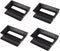 Webake 4 Pack Mini Tart Pans with Removable Bottom, Rectangular Baking Pan Non-Stick Cake Tin for Oven and Insta Pot Baking...
