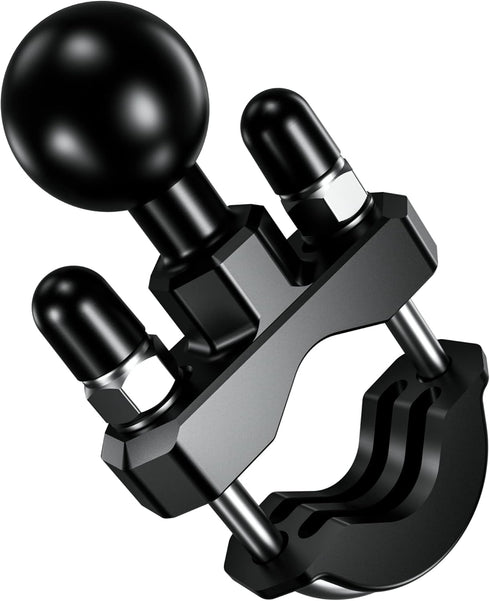 BRCOVAN Handlebar U-Bolt Mount Base with 1'' TPU Ball for Rails 0.5'' to 1.25'' in Diameter, Compatible with RAM Mounts B Size 1 inch Ball Double ...