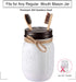 Mason Jar Bathroom Accessories Set(4pcs)- Jars Not Included - Foaming Soap Dispenser,Toothbrush Holder, and Apothecary Storage Jars Lids -Rustic F...