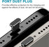 4 Pack iPhone Dust Plug?Aluminum Alloy iPhone Port Plug Lightning Port Plug with Phone Speaker Cover Compatible with iPhone 14, 13,12,11, Pro, Max...