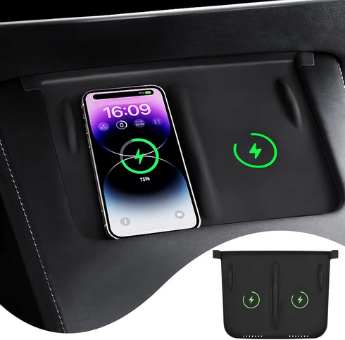DS. DISTINCTIVE STYLE Anti-Slip Wireless Charger Mat Protector Compatible with Tesla Model 3/Y (2021-2023)......