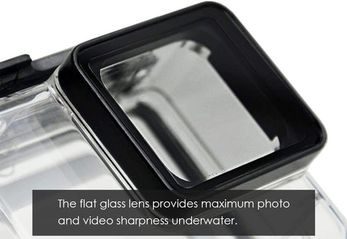 Kuptone Waterproof Housing Case for GoPro Hero 7/(2018) 6/5 Black, 45m Underwater Diving Protective Housing Shell with Bracket Accessories for Go ...