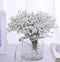 10Pcs 30 Bunches White Babys Breath Artificial Flowers Real Touch Fake Gypsophila Faux Plants for Wedding Garland Wreath Girl Crown Flower bonquet...