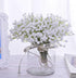 10Pcs 30 Bunches White Babys Breath Artificial Flowers Real Touch Fake Gypsophila Faux Plants for Wedding Garland Wreath Girl Crown Flower bonquet...