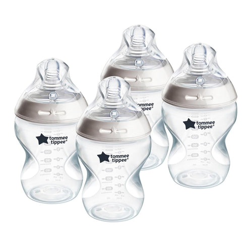 Tommee Tippee Natural Start Anti-Colic 9 oz BPA Free Baby Bottles, 0+ Months, Slow Flow Breast-Like Nipple, Self Sterilizing, Designed for Seamles...