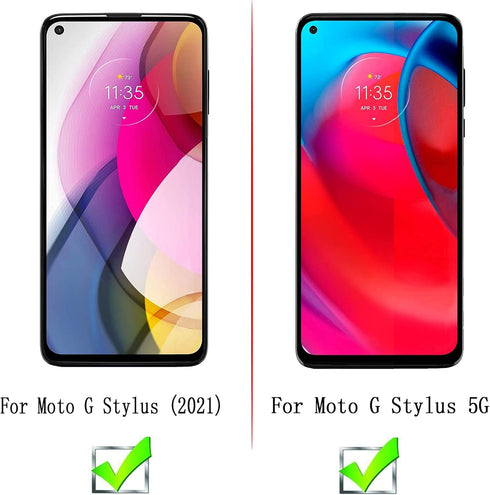 (4 Pack) Screen Protector Compatible for Motorola Moto G Stylus 5G/ Moto G Stylus (2021) Screen Protector Tempered Glass (6.8" Display, 2021),Touc...