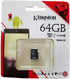 Kingston Digital 64GB microSDXC Class 10 UHS-I 45MB/s Read Card with SD Adapter (SDC10G2/64GB)...