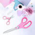Pink Scissors for Office Home School Craft Sewing Fabric Supplies, 8 Inch/3.5 Inch...