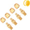 Air Hose Repair Kit, 4 Pack 3/8-Inch Solid Brass Reusable Hose Splicer Repair Kit (3/8 Inch 4 Pcs)...