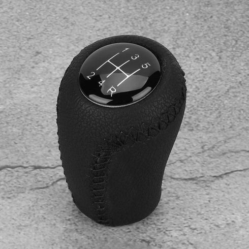 Qiilu 5 Speed Gear Shift Knob Car Gear Stick Knob Head for 3 BK BL 5 CR CW 6 II GH CX-7 ER NC III MX5 205-2011...