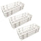 3 Packs Plastic Test Tube Rack, 24 Holes Lab Test Tube Rack Holder for 25mm Test Tubes, White, Detachable (24 Holes)...