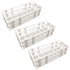 3 Packs Plastic Test Tube Rack, 24 Holes Lab Test Tube Rack Holder for 25mm Test Tubes, White, Detachable (24 Holes)...