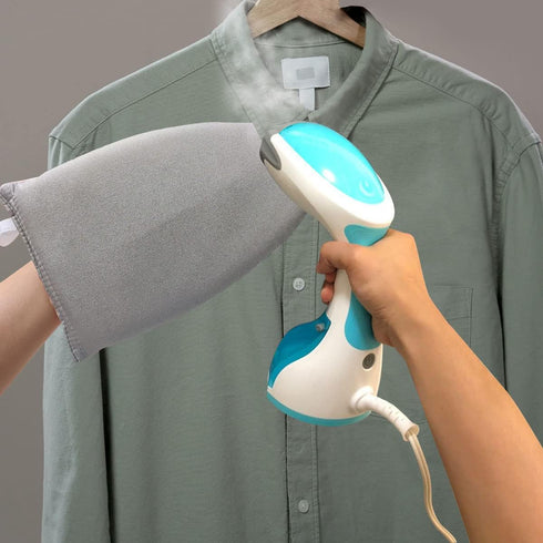 Garment Steamer Ironing Glove with Finger Loop, Heat Resistant Waterproof Ironing Mitt for Heat Resistan Handheld Steamer, Garment Steamer Accesso...