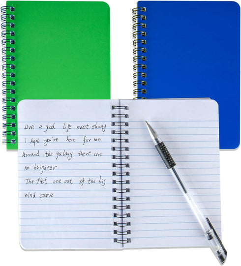 Spiral Notebook 4Pack Pocket Notebook 4.2"x 6.1" Pocket Notepad Small Notebook (4Pack Spiral Notebook)...