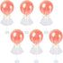 Rose Gold Party Supplies, 6 Pack Tutu Tulle Balloon Centerpieces Set for Women Girl Birthday Wedding Engagement Bachelorette Bridal Shower Party T...