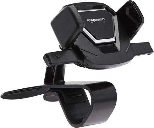 Amazon Basics Universal Smartphone Holder for Car Dashboard, Black...