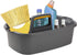 Cleaning Caddy, Cleaning Caddy Organizer with Handle, Plastic Tool Storage Cleaning Supply Caddy for College Dorm, Kitchen, Garden, Under Sink,Gra...