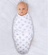 The Peanutshell Baby Swaddle Blankets for Boys or Girls, Grey Safari Animals & Stars, 3 Pack Wrap Set (Medium/Large)...