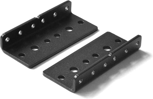 RIVECO 2U Vertical Rack Rails Kit Heavy Duty Server Rack Mount Rails 2 PCS Black...