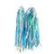 2 Pcs Bike Handlebar Scooter Streamers Bicycle Tassel Ribbon Bike Cycling Streamers Bike Grips Ribbon Colorful Bicycle Ribbons for Girls Boys Blue...