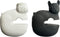 Fox Run Silicone Pot Clip Spoon Rest, French and English Bulldogs, Set of 2, 2.75", White and Black...