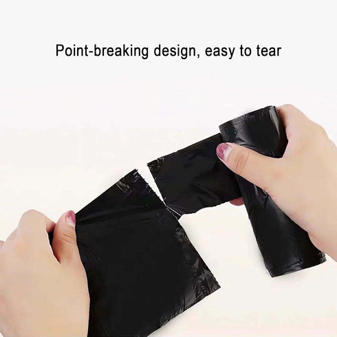 Small Trash Bags, Strong Black Garbage Bags, Unscented Thicken Bin Liner Suitable for Bedroom Home Kitchen 6 Gallon 120 Count...