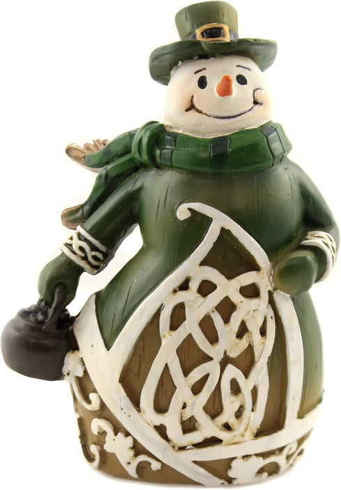 Roman Giftware Inc., Irish & Celtic Collection, 6" H Woodcut Irish Snowman,Religious, Inspirational, Durable (6x3x6)...