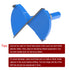 uxcell Forstner Drill Bits 55mm, Tungsten Carbide Wood Hole Saw Auger Opener, Woodworking Hinge Hole Drilling Boring Bit Cutter (Blue, Gray)...