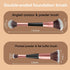Foundation Brush Makeup Brushes:2 Pcs Double-Ended Makeup Brush For Liquid,Cream,and Powder-Buffing,Blending,Flawless Face Kabuki Brush (Flat/Angl...