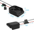 Power Wheel Adapter for Makita 18V Battery, Power Converter Adapter with Switch Fuse 30A 16 Gauge Wire for Rc Car Robotics Rc Truck, fit for Makit...