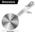 Induction Plate Adapter for Glass Cooktop Heat Diffuser for Electric Gas Glass Stove with Detachable Handle, 5.5 Inches...