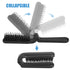 2Pcs Travel Folding Hair Brush, Collapsable Portable Pocket Boar Bristle Hair Brush for Thin Thick Hair, Mini HairBrushfor Men Women Kids Thick Th...