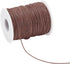 PH PandaHall 1mm Waxed Cord,100 Yards Waxed Cotton Cord Brown Waxed Thread Beading String Waxed Craft String for Bracelet Necklace Jewelry Waist B...