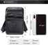 Cell Phone Shoulder Bag Leather Men, Waterproof Phone Waist Bag Messenger Bag Crossbody Purse with Belt Loop Wallet Case...