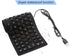 Foldable Silicone Keyboard, USB Wired 85 Keys Waterproof Rollup Silent Typing Soft Touch Keyboard for PC Notebook Laptop(Black)...