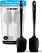 New DI ORO Seamless Series 2-Piece Silicone Pro XL Spoonula & Spatula Set - 600°F Heat-Resistant Nonstick Rubber Commercial Grade Kitchen Cooking ...