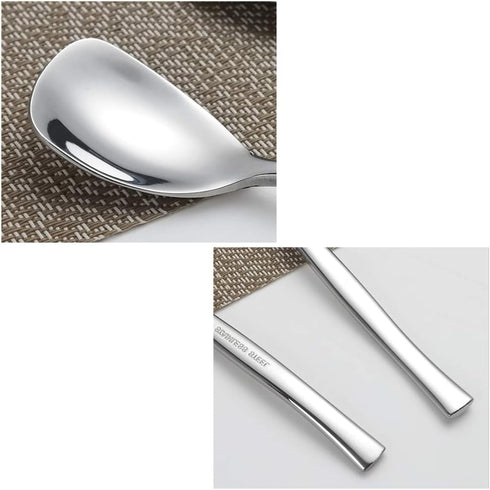 12-Piece Stainless Steel Ice Cream Spoons, Yogurt Spoon...