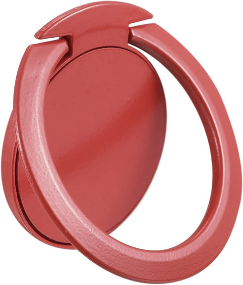 uxcell Phone Ring Holder, Ultra-Thin Cellphone Stand 360 Rotation Grip, for Magnetic Car Mounts, Red...