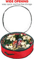 Primode Christmas Wreath Storage Bag 30" | Garland Wreaths Container with Clear Window for Easy Holiday Storage | Durable 600D Oxford Material (Re...