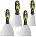 4 Pack Putty Knife Scraper, 2" 3" 4" 5" Putty Knife Set, Stainless Steel Putty Knife Scraper, Wallpaper Scraper Paint Scraper Tool for Spreading D...