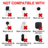 2Pack 26FT Power Extension Cable for Wyze Cam V3/V4/OG/V3 Pro, Arlo Essential, Eufy, SimpliSafe, KasaCam, Blink (Not for Wyze Pan v3), Charging Po...