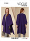 Vogue Misses' Loose-Fitting Unlined Cape Sewing Pattern Kit, Code V1818, Sizes XS-S-M-L-XL-XXL, Multicolor...