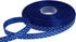 Polka Dot Grosgrain Ribbon 25 Yard Each Roll 100% Polyester (3/8", Royal Blue)...